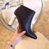 Celine ankle boots short silver heel